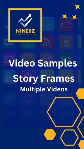 Screenshot of Story Frames (Multiple videos format)